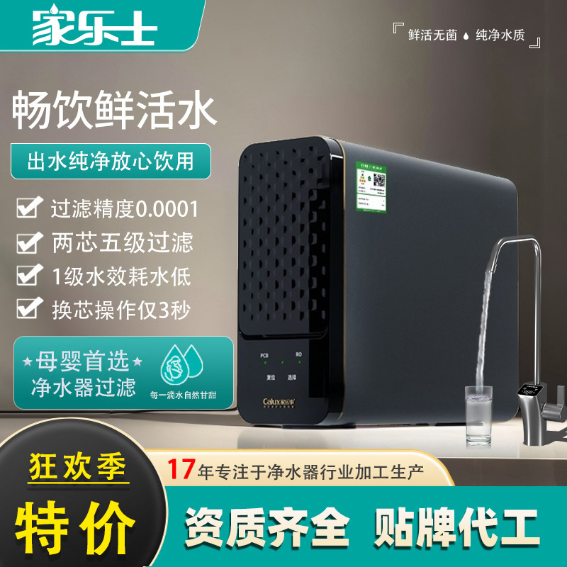 净水器家用厨下式直饮净饮机大流量集成水路净水机RO反渗透纯水机