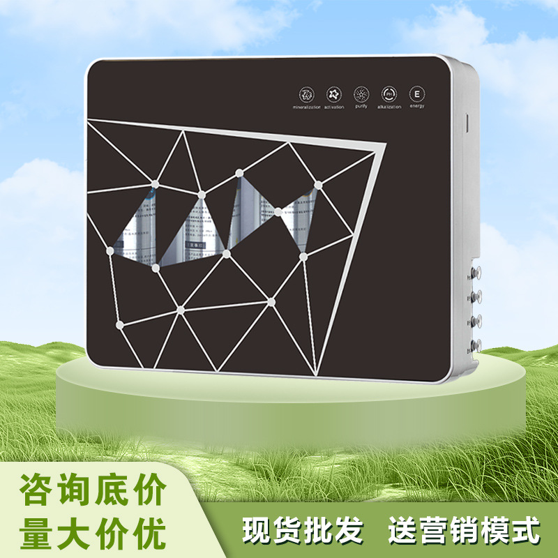 家用四级RO反渗透纯水机除水垢厨房直饮富氢富硒富锶净水器批发