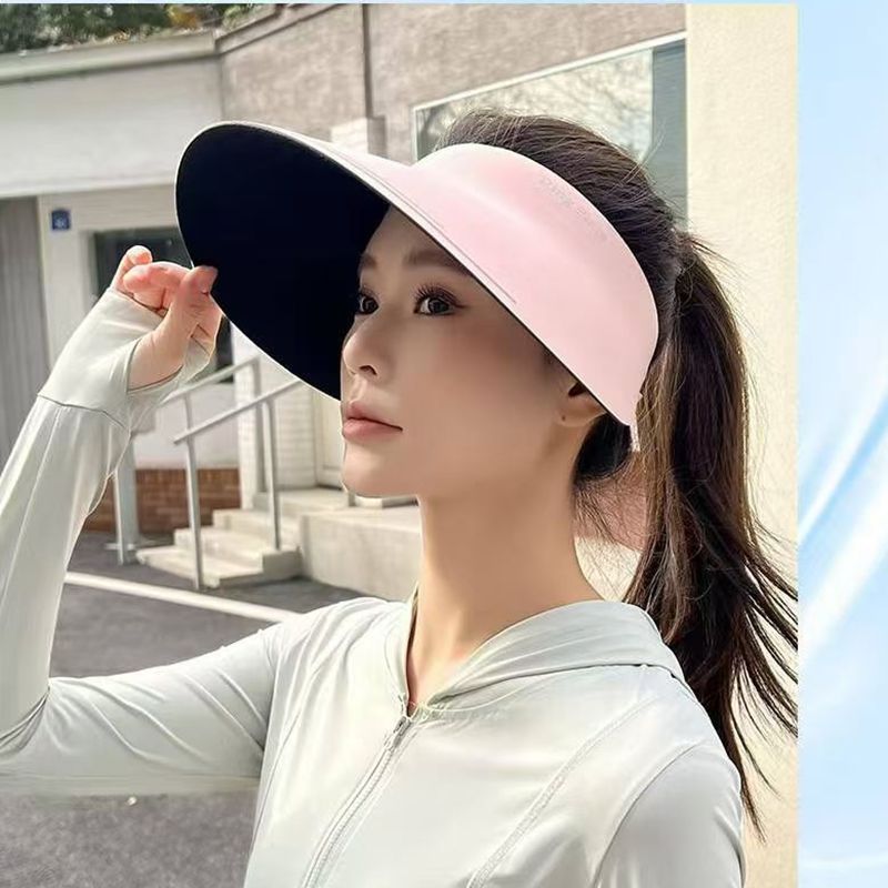 空頂防曬帽女款夏季大檐遮陽帽